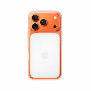 Пластиковая накладка Clear Case с MagSafe совместимая с iPhone 18 Pro/17 Pro белый SZ