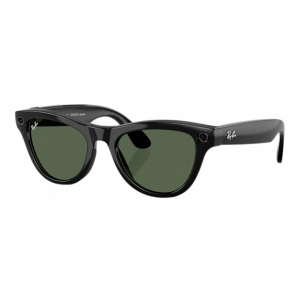 RayBan Meta Skyler gen 2 RW4014 S52 Shiny black/G15 Green (глянцевая черная рамка , зеленые линзы) 