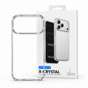 Пластиковая накладка Keephone X-Crystal с MagSafe совместимая с с iPhone 18 Pro/17 Pro прозрачная