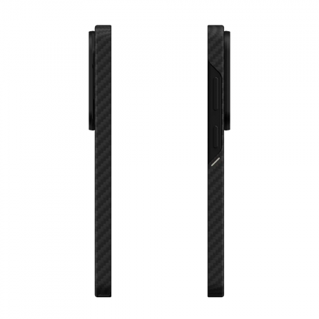 Кевларовая накладка Aulumu Aramid Fiber Case совместимая с Samsung S26 Ultra черная - фото 4
