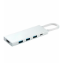 USB-хаб Ксиаоми 5 в 1 3USB/1USB-C/HDMI (XMDS05YM) белый