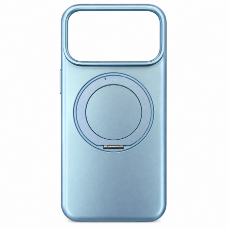 Пластиковая накладка VERRATON с MagSafe совместимая с iPhone 18 Pro Max/17 Pro Max голубая - фото 2
