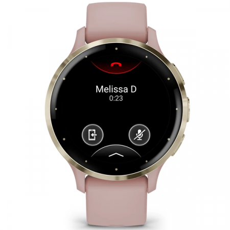 Умные Часы Garmin VENU 3S GPS Smartwatch Pink Dawn золотистые с розовым ремешком (010-02785-53) (Тайвань) - фото 2