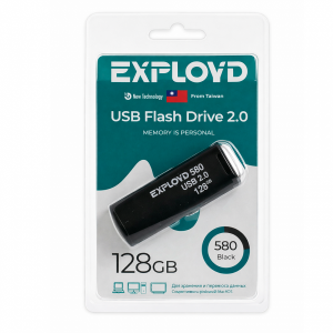 Флеш-накопитель Exployd 580 USB 2.0 128Gb 