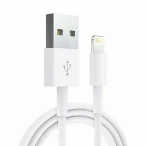 Кабель Foxconn USB/Lighting 1м белый техпак