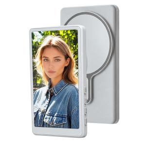 Внешний аккумулятор Magnetic silfie Screen 2000mAh белый