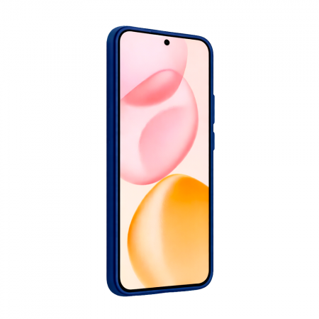 Накладка Silicone Case совместимая с Honor 400 синяя - фото 2