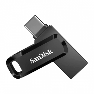 Флеш-накопитель SanDisk Ultra Dual Drive Go USB Type-C 128Gb Black (черный)