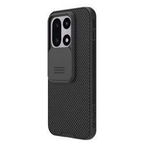 Противоударная накладка Nillkin Camshield Pro Case совместимая с OnePlus 15 черная с защитой на камеру