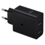 Сетевой блок Samsung 50 W Duo с кабелем 1,8 м черный парал/импорт SZ