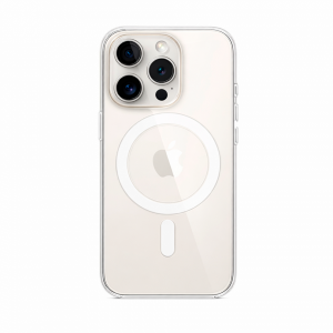 Пластиковая накладка Kzdoo Guardian совместимая с Apple iPhone 15 Pro прозрачная