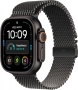 Apple Watch MJAV4 Series Ultra 4 Cellular 49mm Black Ti Black TML (M) (черный/черный браслет миланское плетение)