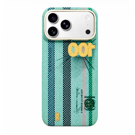 Кевларовая накладка Alrlty Mirroverse Collective с MagSafe совместимая с iPhone 17 Pro Pine Green (зеленая)