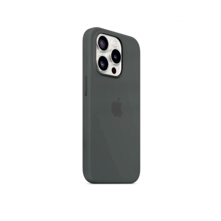Накладка Silicone Case с MagSafe совместимая с iPhone 15 Pro натурал титан SZ - фото 2