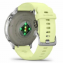 Умные часы Garmin Venu 4 45mm Silver Bezel With Citron Silicone Band (серебро/силиконовый ремешок лимонный) (010-03014-42)