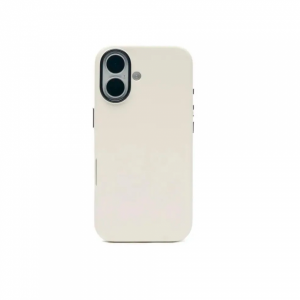 Накладка из эко-кожи Kzdoo Mag Noble Collection совместимая с iPhone 16 белая