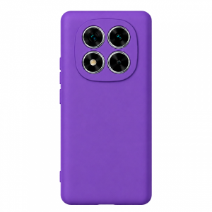 Накладка Silicone Case совместимая с Редми Нот 15 4G (SC) фиолетовая