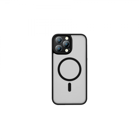 Пластиковая накладка Dfans Design с MagSafe совместимая с iPhone 16 Pro затемненная - фото 3