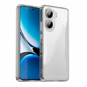 Силиконовая накладка совместимая с ПОКО X7 Pro прозрачная
