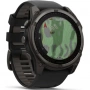 Умные часы Garmin Fenix 8 51 мм AMOLED Sapphire DLC titanium with silicone band(карбоновый титан/черный силикон) (010-02905-63) (Тайвань)