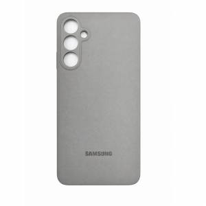 Накладка Silicone Case совместимая с Samsung S24 FE серая (SC)