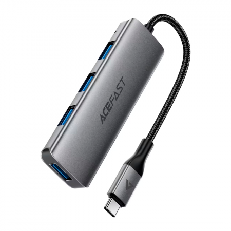 USB-концентратор AceFast Type-C 4 in 1 (J15) 