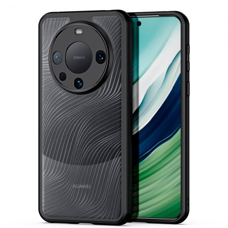 Пластиковая накладка Dux Ducis Aimo series для Huawei Mate 60 Pro/60 Pro Plus черный кант