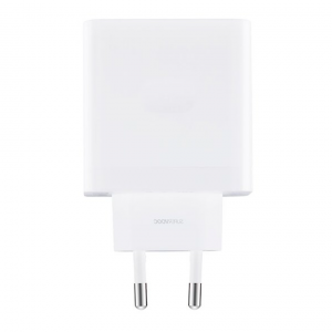 Сетевое зарядное устройство Oppo SUPERVOOC 80W (USB) + кабель (Type-C) белый