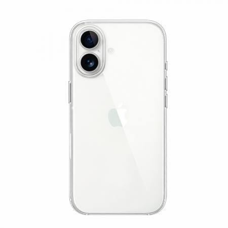 Пластиковая накладка Clear Case совместимая с iPhone 17 прозрачная