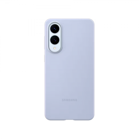 Накладка Silicone Case совместимая с Samsung S25 Edge синяя LB