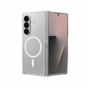 Пластиковая накладка Clear Case c MagSafe совместимая с Samsung Galaxy Z Fold7 прозрачная 