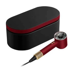 Фен Dyson Supersonic HD16 Nural Red velvet/Gold (красный бархат/золото) (кейс) (с диффузором) (вилка EAC)