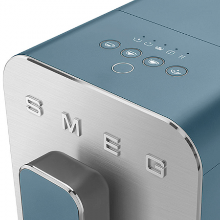 Автоматическая кофемашина SMEG BCC12SBMEU, 19 бар, цвет синий шторм - фото 3