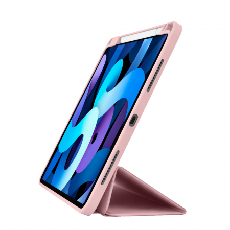 Чехол-книжка WiWU Protective Case совместимый с iPad 12.9" светло-розовый - фото 2