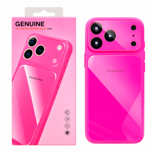 Пластиковая накладка Genuine совместимая с iPhone 18 Pro Max/17 Pro Max фуксия