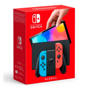 Игровая приставка Nintendo Switch - OLED  неоновая синяя/неоновая красная (Китай)