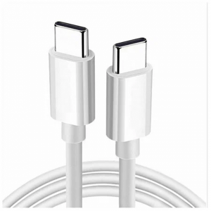 Кабель Monarch Type-C/Type-C 3A 1.2м белый
