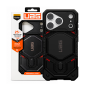 Противоударная накладка UAG MONARCH PRO с Magsafe с защитой на модуль камеры совместимая с 18 Pro Max/17 Pro Max черная