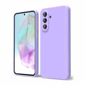 Накладка Silicone Case совместимая с Samsung А57 (SC) лаванда