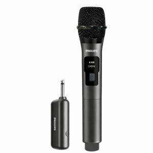 Беспроводной микрофон Philips черный