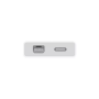 Переходник Ксиаоми Type-C/mini Display Port/USB белый