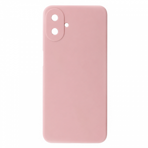 Накладка Silicone Case совместимая с Samsung A07 (SC) нюдовая
