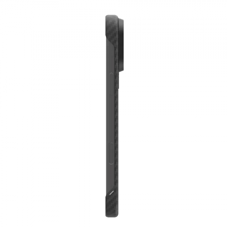 Кевларовая накладка Aulumu Aramid Fiber Case совместимая с iPhone 17 Pro черная - фото 3