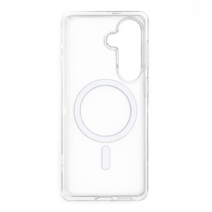 Противоударная накладка Monarch с MagSafe совместимая с Samsung Galaxy S26 прозрачная