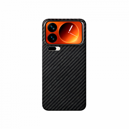 Противоударный чехол Cabal Kevlar Case Ultra-Slim Big Weave совместимый с Ксиаоми 17 Pro Max черный