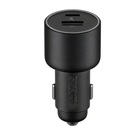 Автомобильное зарядное устройство Ксиаоми Ми Car Charger (USB-C/USB-A) 100W Black (черный)
