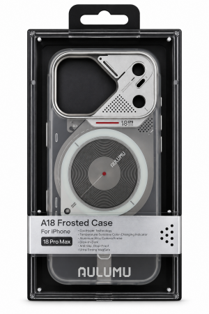 Противоударная накладка Aulumu Frosted Case с MagSafe совместимая с iPhone 18 Pro Max прозрачная матовая