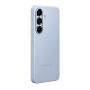 Кожаная накладка Kindsuit Case совместимая с Samsung S25/S24 голубая (оригинал)