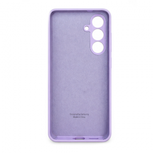Накладка Silicone Case с MagSafe совместимая с Samsung S25 /S24 лавандовая