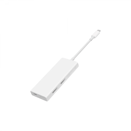 Переходник Ксиаоми Type-C/mini Display Port/USB белый - фото 4